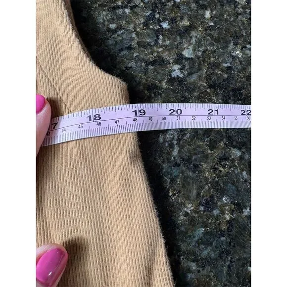 Banana Republic Women's XL Beige Sleeveless Crew Neck Tank Top - Picture 5 of 7